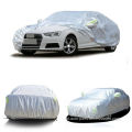 Tecidos de alumínio prateado capa de carro de nylon respirável